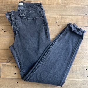 Madewell Skinny Jeans. Size: 29. Color: Black